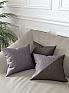 Декоративная подушка «9812001» коричневый, серый/черный | фото