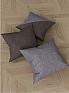 Декоративная подушка «9812001» коричневый, серый/черный | фото 2