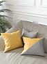 Декоративная подушка «9812051» серый/черный, желтый/золото | фото
