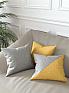 Декоративная подушка «9812061» серый/черный, желтый/золото | фото