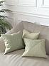Декоративная подушка «9812191» зеленый, персиковый | фото