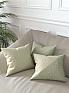 Декоративная подушка «9812201» зеленый, персиковый | фото