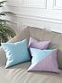 Декоративная подушка «9812251» синий/голубой, фиолетовый/сирень | фото