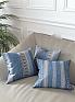 Декоративная подушка «9812591» синий/голубой, индиго | фото
