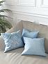 Декоративная подушка «9812661» синий/голубой, индиго | фото