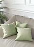 Декоративная подушка «9812841» зеленый, персиковый | фото