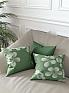 Декоративная подушка «9813031» зеленый, персиковый | фото