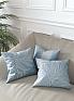 Декоративная подушка «9813151» синий/голубой, индиго | фото