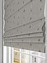 Римская штора «Астролис (серый) - ширина 120 см» | фото