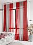 Тюль &laquo;Лаури (красно-серый) - 280 см&raquo | фото