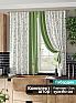 Комплект штор «Дефринес (зеленый)» | фото