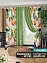 Комплект штор «Менкваринс (зеленый)» | фото