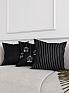 Декоративная подушка «939374» серый/черный, черный | фото 2