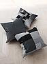 Декоративная подушка «939382» серый/черный, серебристый | фото 3