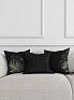 Декоративная подушка «939389» серебристый, темно-серый | фото