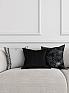 Декоративная подушка «939392» серый/черный, черный | фото