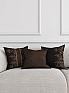 Декоративная подушка «939397» коричневый, темно-серый | фото