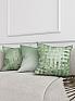 Декоративная подушка «939407» зеленый, белый | фото 2