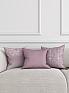 Декоративная подушка «942146» белый, розовый | фото