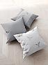 Декоративная подушка «942153» светло-серый, серый | фото 3