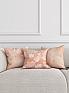 Декоративная подушка «942160» белый, оранжевый | фото