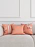 Декоративная подушка «942162» бежевый, оранжевый | фото