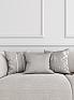Декоративная подушка «942163» светло-серый, светло-бежевый | фото