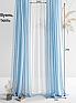 Тюль &laquo;Мирела (голубой) - 290 см&raquo | фото