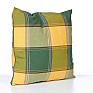 Декоративная подушка «Подушка Ньюри» зеленый, желтый/золото | фото