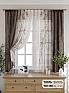 Тюль «Риманвиас (темно-коричневый)» | фото