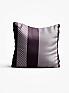 Декоративная подушка «9270181» фиолетовый/сирень, серый/черный | фото