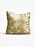 Декоративная подушка «9801371» желтый/золото, белый | фото