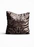 Декоративная подушка «8400051» коричневый, серый/черный | фото
