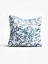 Декоративная подушка «9950121» белый, синий/голубой | фото