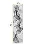 Рулонная штора «Изерэ - 86 - ширина 47 см» | фото 6