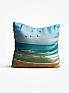 Декоративная подушка «9006461» зеленый, синий/голубой | фото