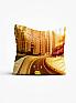 Декоративная подушка «9006801» желтый/золото, желтый | фото