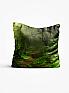 Декоративная подушка «9006871» зеленый, персиковый | фото