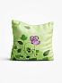 Декоративная подушка «9200171» зеленый, персиковый | фото