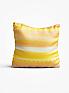Декоративная подушка «9200401» желтый/золото, оранжевый | фото