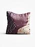 Декоративная подушка «9200551» бежевый, фиолетовый/сирень | фото