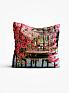 Декоративная подушка «9201061» серый/черный, розовый | фото