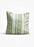 Декоративная подушка «9920151» зеленый, персиковый | фото