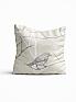 Декоративная подушка «923011» бежевый, белый | фото