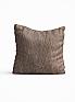 Декоративная подушка «9900281» коричневый, серый/черный | фото