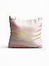 Декоративная подушка «9900461» розовый, белый | фото