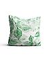 Декоративная подушка «5291081» зеленый, персиковый | фото