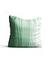 Декоративная подушка «9580041» зеленый, белый | фото