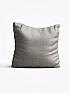 Декоративная подушка «9680471» бежевый, серый/черный | фото