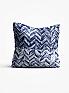 Декоративная подушка «9680511» синий/голубой, индиго | фото